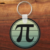 勾配円周率記号（円周率の日） | Happy Piの日の数学 キーホルダー (正面)