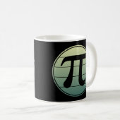 勾配円周率記号（円周率の日） | Happy Piの日の数学 コーヒーマグカップ (正面右)