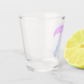 勾配円周率記号（円周率の日） | Happy Piの日の数学 ショットグラス (左)