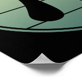 勾配円周率記号(円周率の日) | Happy Piの日の数学 ポスター (角)