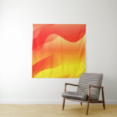 勾配変化点を持つ幾何ぼやけ波形状 タペストリー (インサイチュ(横))