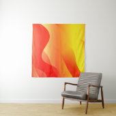 勾配変化点を持つ幾何ぼやけ波形状 タペストリー (インサイチュ)