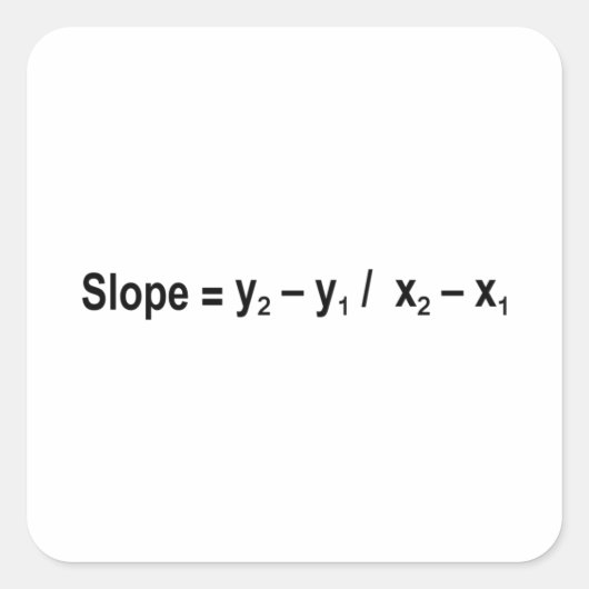勾配数式数学数理物理 スクエアシール (正面)