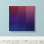 勾配色パターン キャンバスプリント (インサイチュ (ウッドフロア))