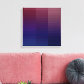 勾配色パターン キャンバスプリント (インサイチュ (リビング))