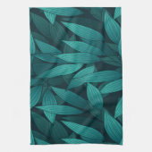 勾配葉熱帯 キッチンタオル (縦)