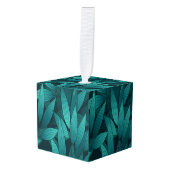 勾配葉熱帯 キューブオーナメント (正面アングル)