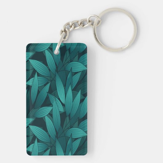 勾配葉熱帯 キーホルダー (裏面)