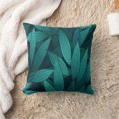 勾配葉熱帯 クッション (ブランケット)