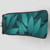 勾配葉熱帯 ゴルフヘッドカバー (正面)