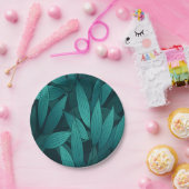 勾配葉熱帯 ペーパープレート (パーティー)