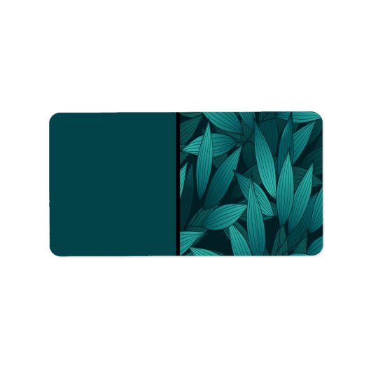 勾配葉熱帯 ラベル (正面)