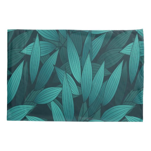 勾配葉熱帯 枕カバー (裏面)