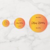 勾配誕生祝い コンフェッティ (正面)