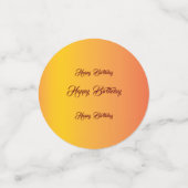 勾配誕生祝い コンフェッティ (スモール正面)