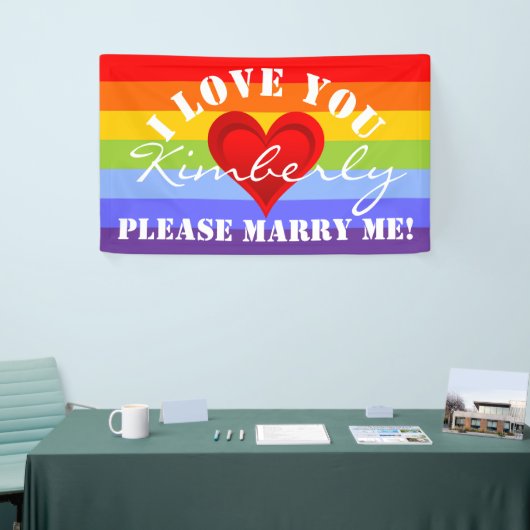 勾配赤い愛ハート + あなたのbackgr。 及びアイディア 横断幕 (トレードショー)