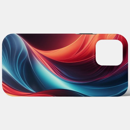 勾配鮮やか波 Case-Mate iPhoneケース (裏面 (横))