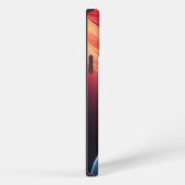 勾配鮮やか波 iPhoneケース (右側面)