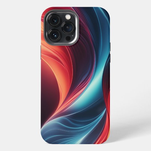 勾配鮮やか波 iPhoneケース (裏面)