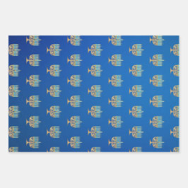 勾配（ユダヤ教）メノラー ラッピングペーパーシート