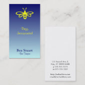 勾配[空]の蜂[レモン] 名刺 (正面/裏面)