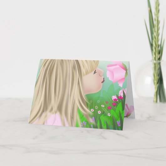 匂いをバラ カード (正面)