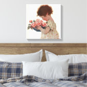 匂いをバラ キャンバスプリント (インサイチュ (寝室))