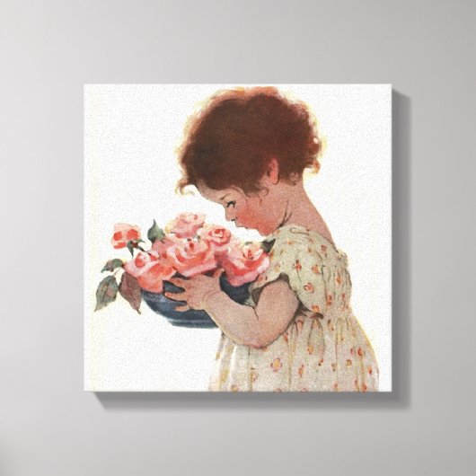 匂いをバラ キャンバスプリント (正面)