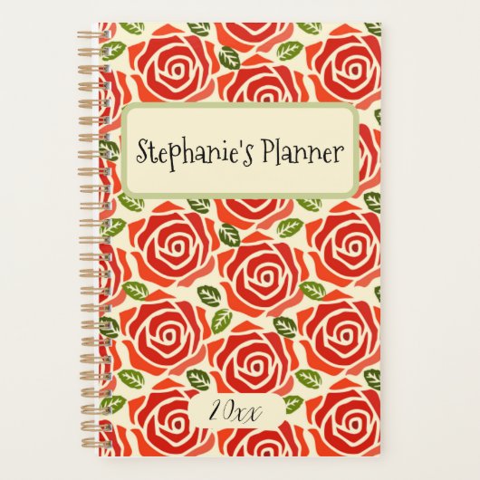 匂いをバラ プランナー手帳 (正面)