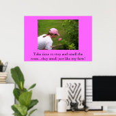 匂いをバラ ポスター (ホームオフィス)