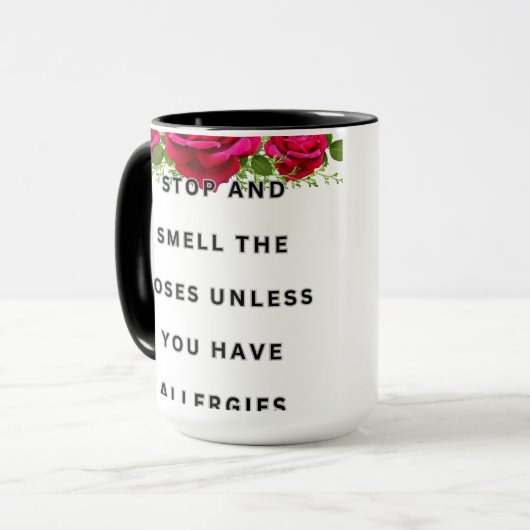 匂いをバラ マグカップ (正面左)