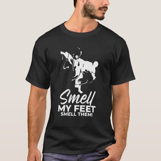 『匂いを嗅カッコいいぐ足の空手テコンドー女男性へ性』 Tシャツ (正面)