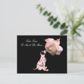 匂いザバラ子犬バラはがき感動的 ポストカード (スタンド正面)