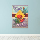 匂いバラWitch-Hazel LabelFrankfort, NY キャンバスプリント (インサイチュ (ウッドフロア))