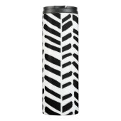 包まれたで黒く及び白いタンブラー タンブラー (裏面)