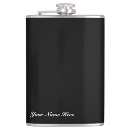 包まれたなビニールはここのあなたの名前フラスコをカスタマイズ フラスク