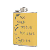 包まれたなフラスコ"ラスベガスで恐れそしてひどく嫌うこと" フラスク (左)