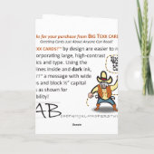 包まれたなミイラ カード (裏面)