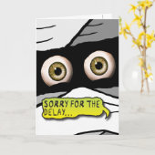 包まれたなミイラ カード (黄色い花)