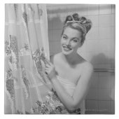 包まれたな女性 タイル (正面)