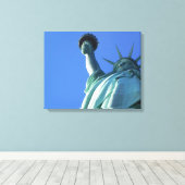 包まれたな自由の女神 キャンバスプリント (インサイチュ (ウッドフロア))