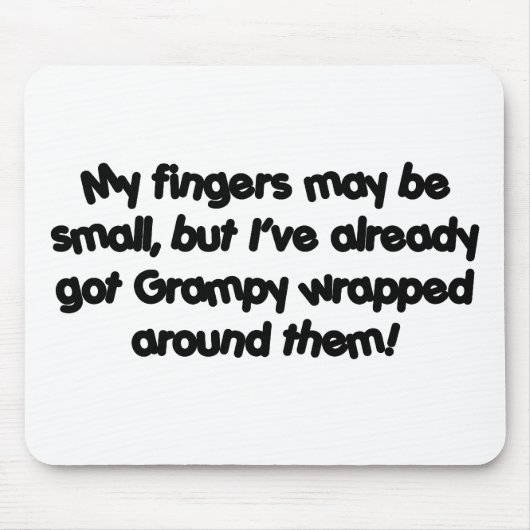 包まれたなGrampy マウスパッド (正面)