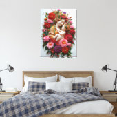 包まれたカーネシ生まれョン キャンバスプリント (インサイチュ (寝室))