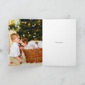 包まれたクリスマスプレゼント シーズンカード (内部)