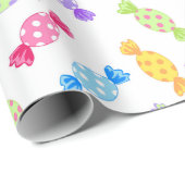 包まれた飴 ラッピングペーパー (ロールコーナー)