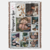 「包まれたin love」ブランケット スローブランケット (正面縦)