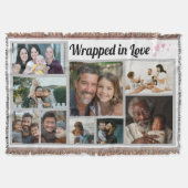 「包まれたin love」ブランケット スローブランケット (正面)