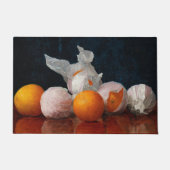 包まれたOrange by William Joseph Mccloskey ドアマット (正面)