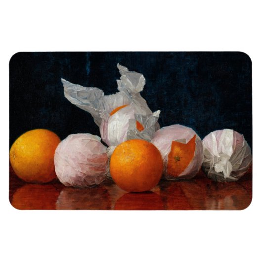 包まれたOrange by William Joseph Mccloskey マグネット (横)