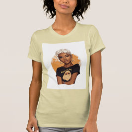 包まれたVIBES T型 Tシャツ